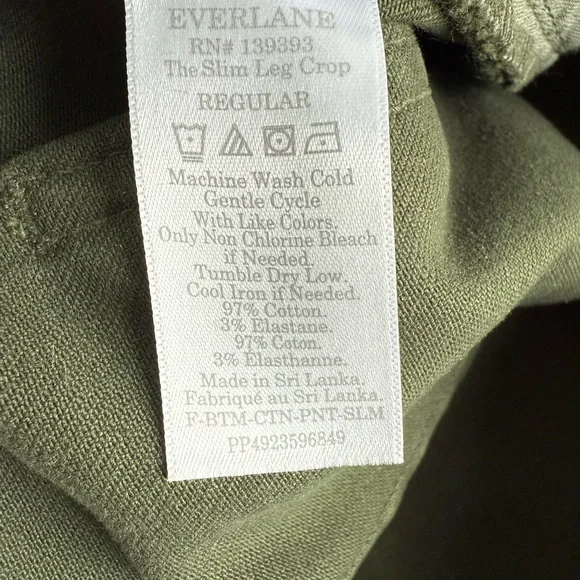 Everlane Straight Leg Jeans in a great neutral Green Women’s Size 8 - Picture 4 of 8